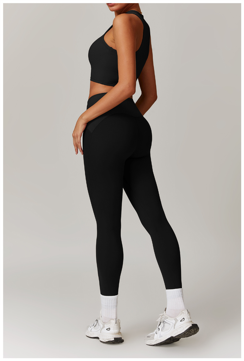 Essential Day-wear Ripped High Waisted Leggings Yoga Pant