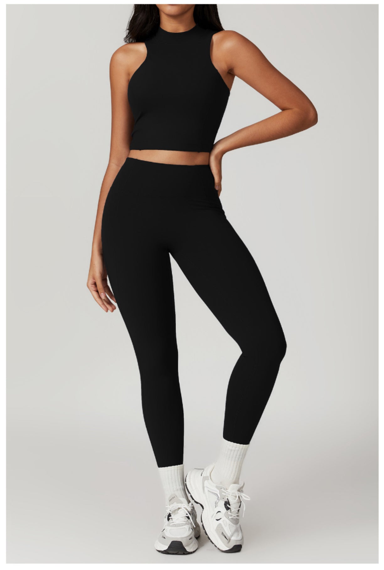 The Ultimate 7 Piece Essential Day-wear Essential Set - Including Landon - wear High Waisted Naturally Lifting Leggings and Viral Split Hem&nbsp;Yoga Pant, Sports Bra, Vest, Cycling Shorts and Tennis Skirt