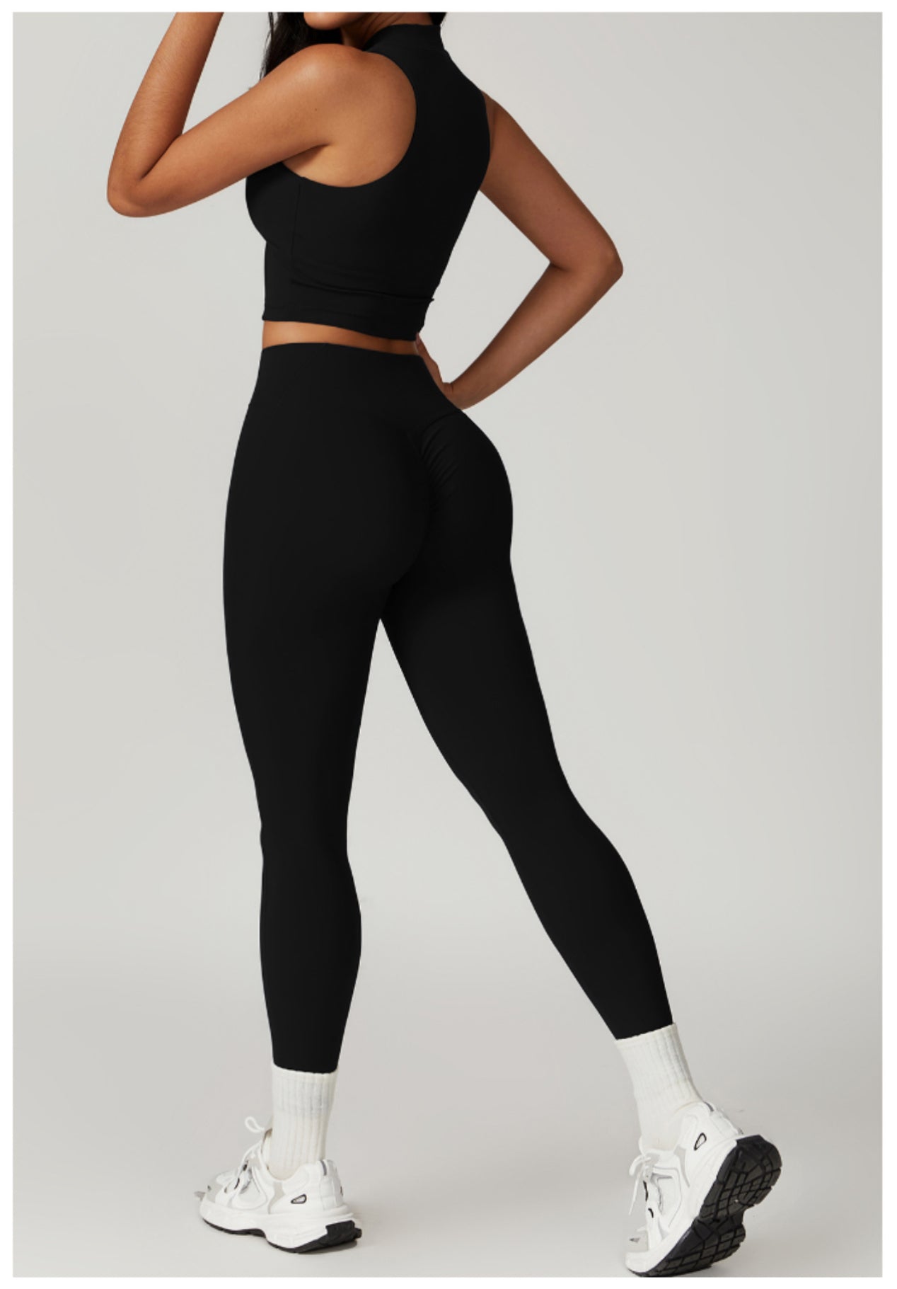 The Ultimate 7 Piece Essential Day-wear Essential Set - Including Landon - wear High Waisted Naturally Lifting Leggings and Viral Split Hem&nbsp;Yoga Pant, Sports Bra, Vest, Cycling Shorts and Tennis Skirt